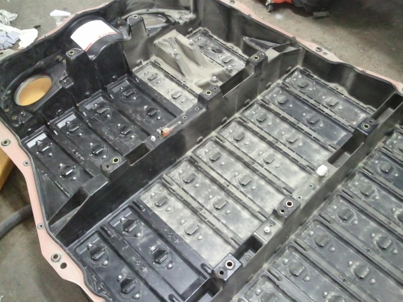 After cleaning some of it